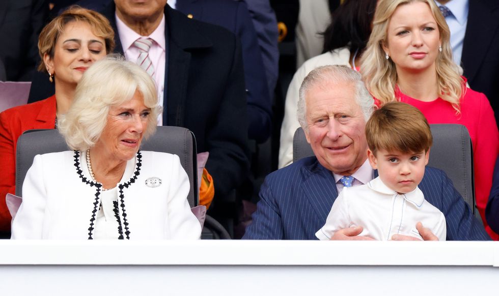 Camilla, Charles and Prince Louis