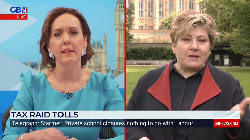 Camilla Tominey and Emily Thornberry