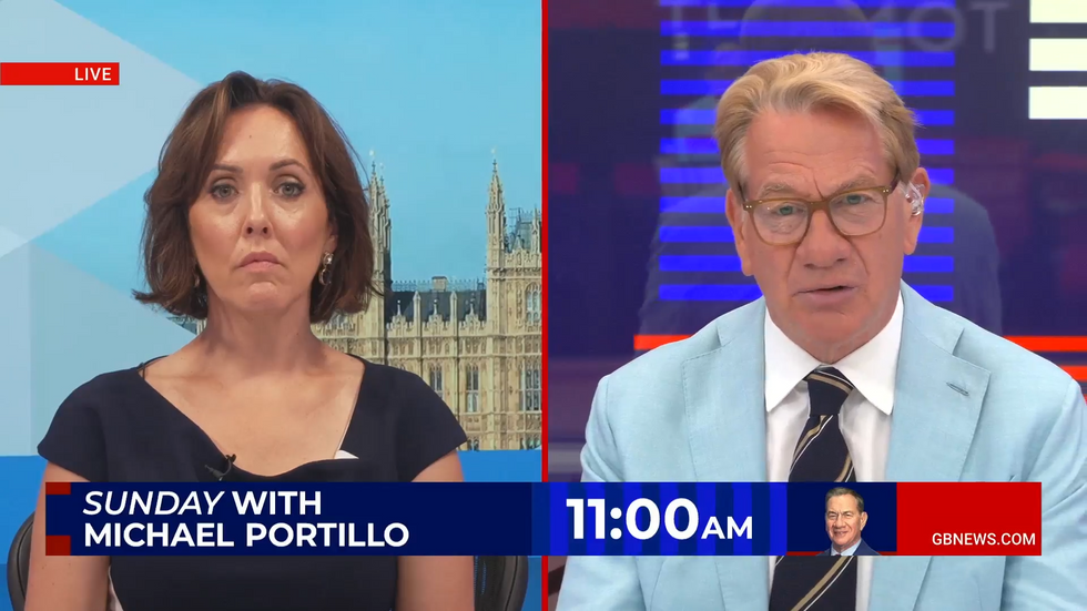 Camilla Tominey and Michael Portillo