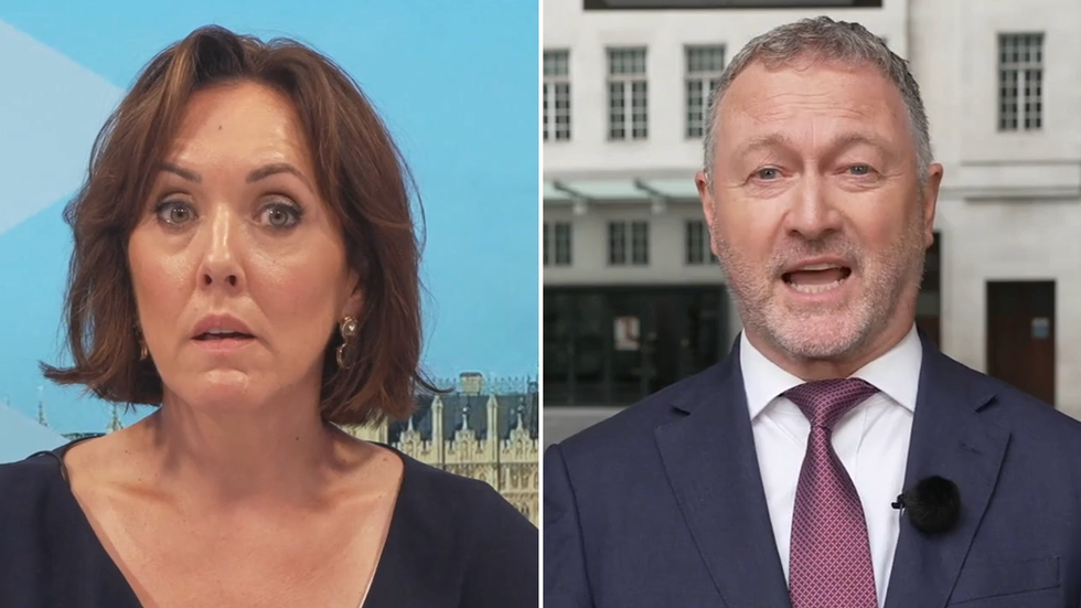 Camilla Tominey and Steve Reed