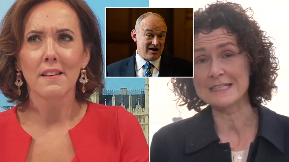 Camilla Tominey, Ed Davey and Wendy Chamberlain