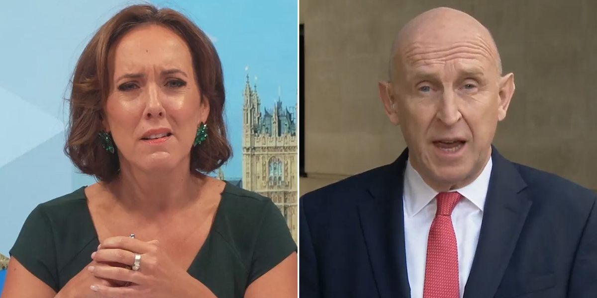 NextImg:'A ministerial merry-go-round!' John Healey grilled on Labour reshuffle as he claims Keir Starmer has 'raised the standards' amid Angela Rayner exit
