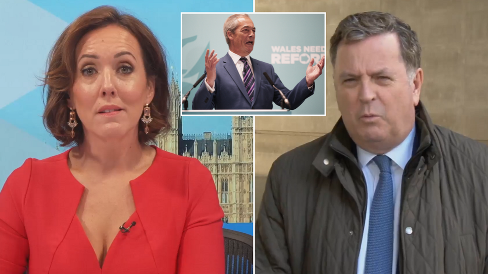 Camilla Tominey, Nigel Farage and Mel Stride