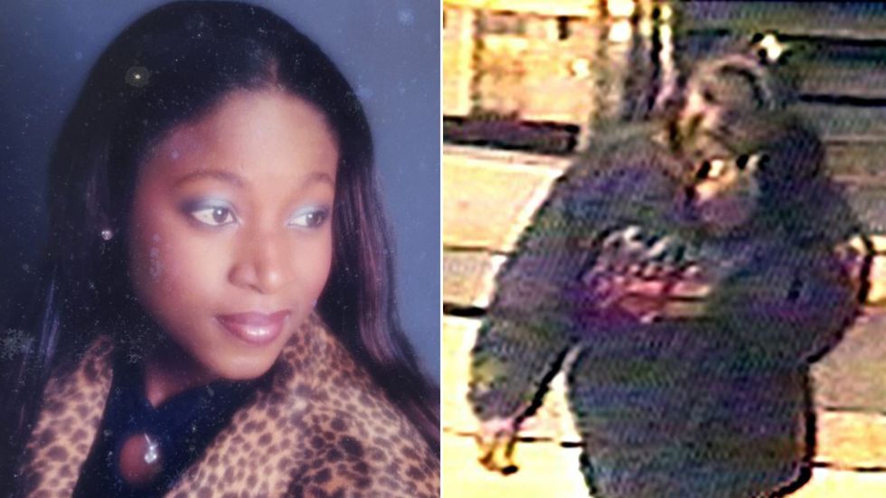 Camille Gordon and a CCTV image