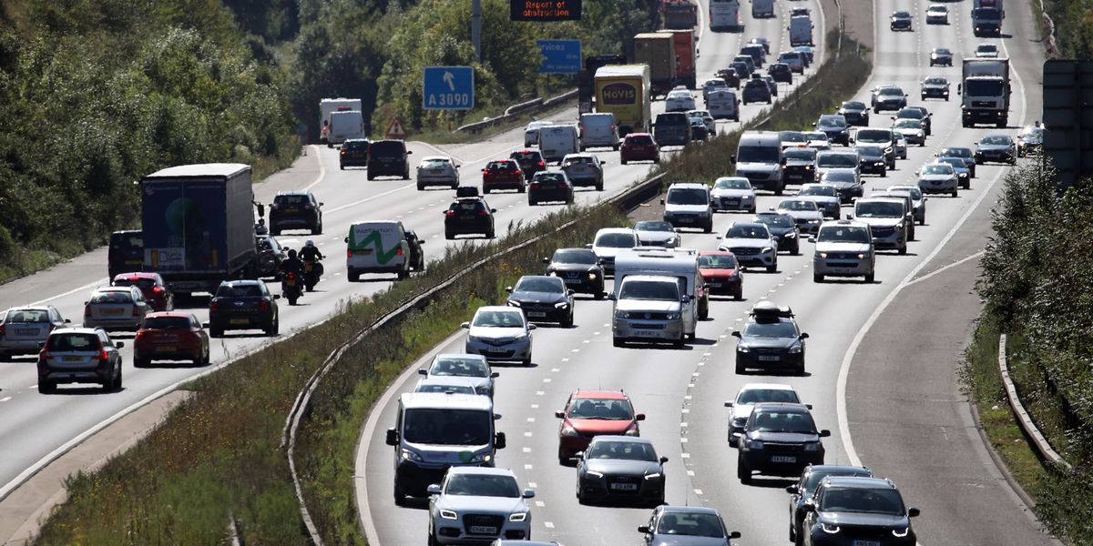 NextImg:Drivers see UK roads slow to 56mph with one major motorway operating at 43mph amid delays and congestions