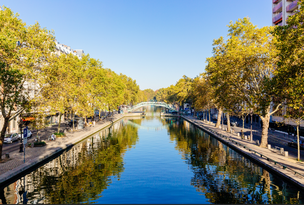 Canal Saint-Martin in Paris