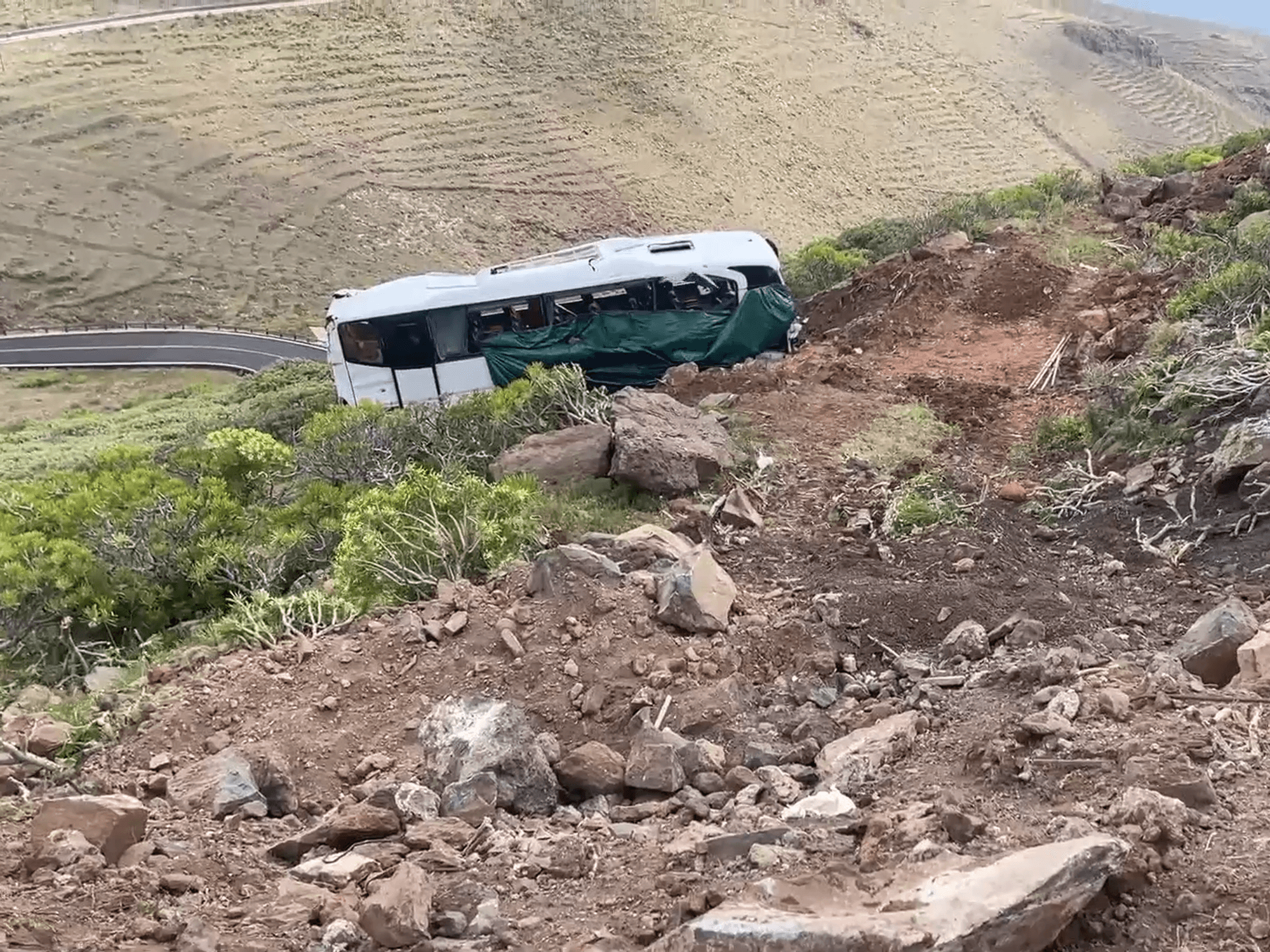 Canary Islands bus crash