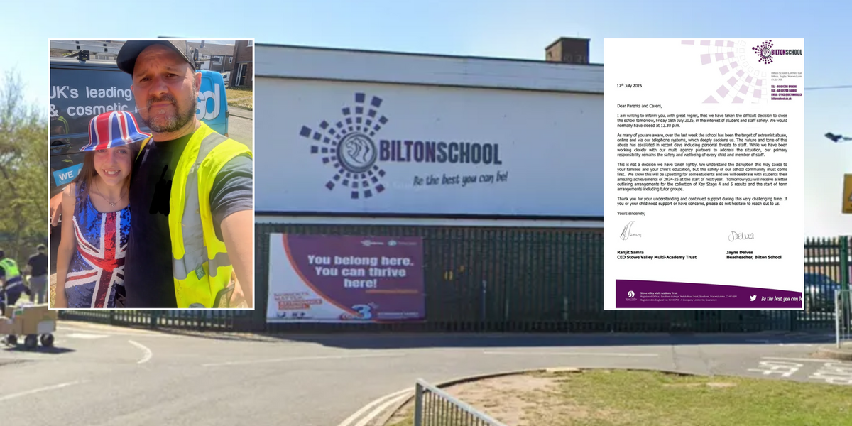 NextImg:School embroiled in Union Jack dress row closes early for summer after staff receive 'extremist abuse'