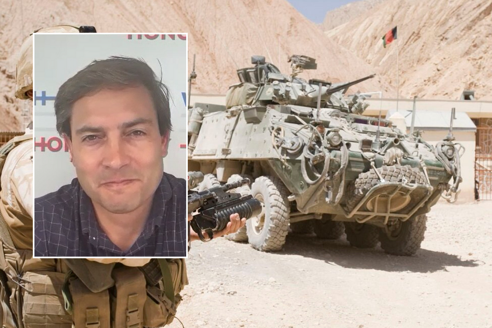 Captain Barcott, US army Afghanistan
