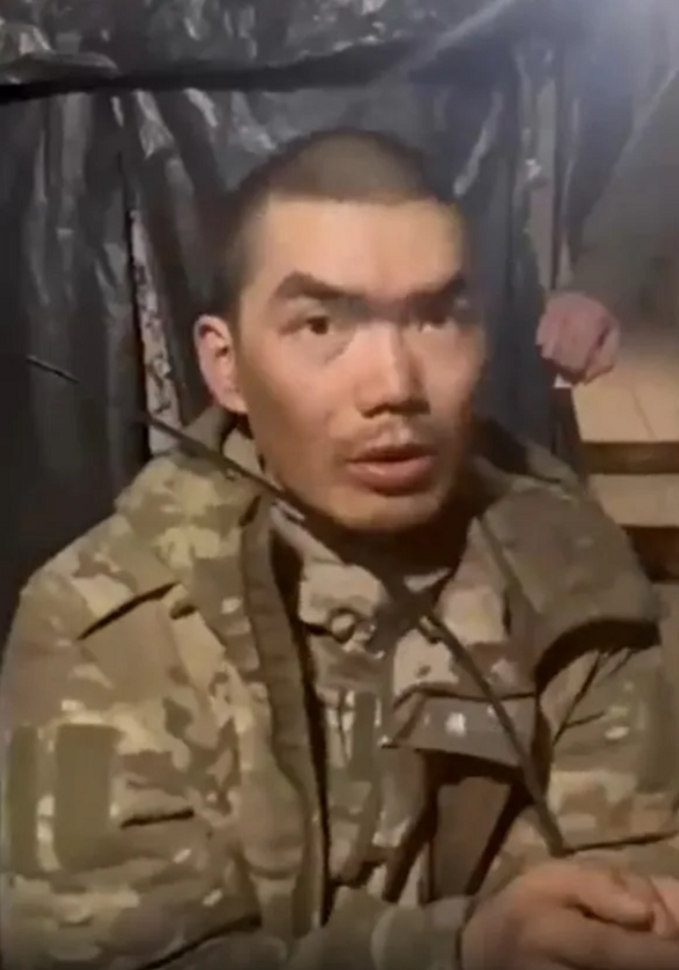 Captured Chinese soldiers