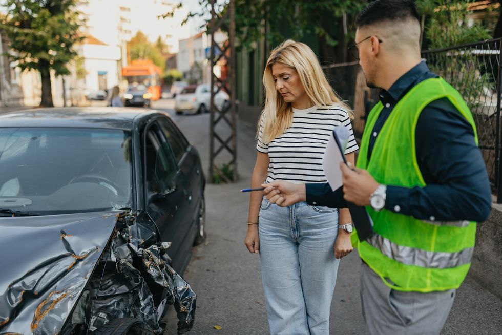 Car being written off