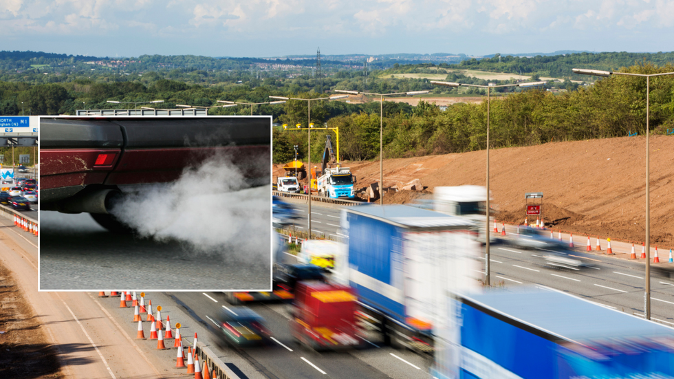 Car emissions and UK road