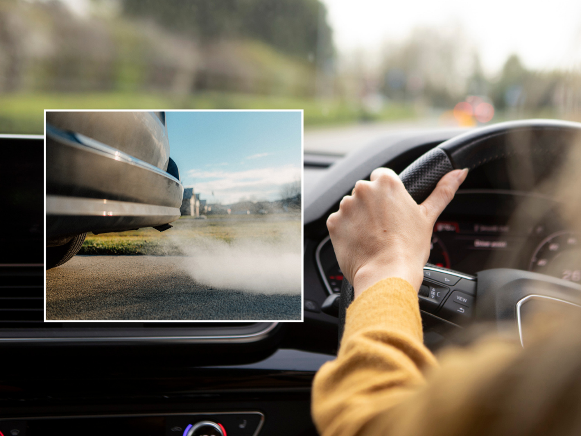 Car engine and driver in car
