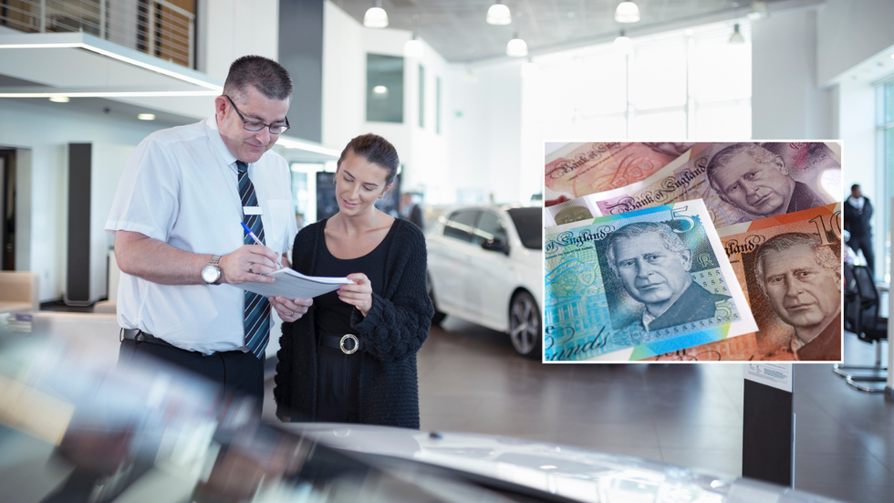 Car finance agreement and UK cash