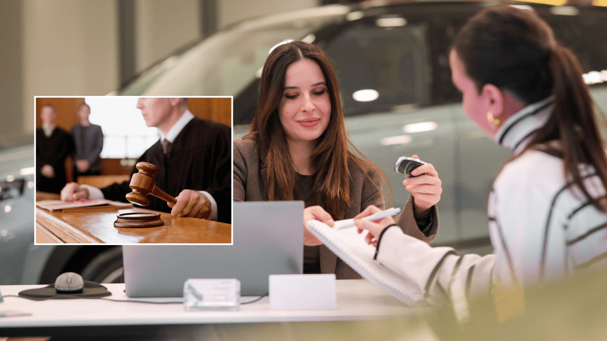 Car finance and court house