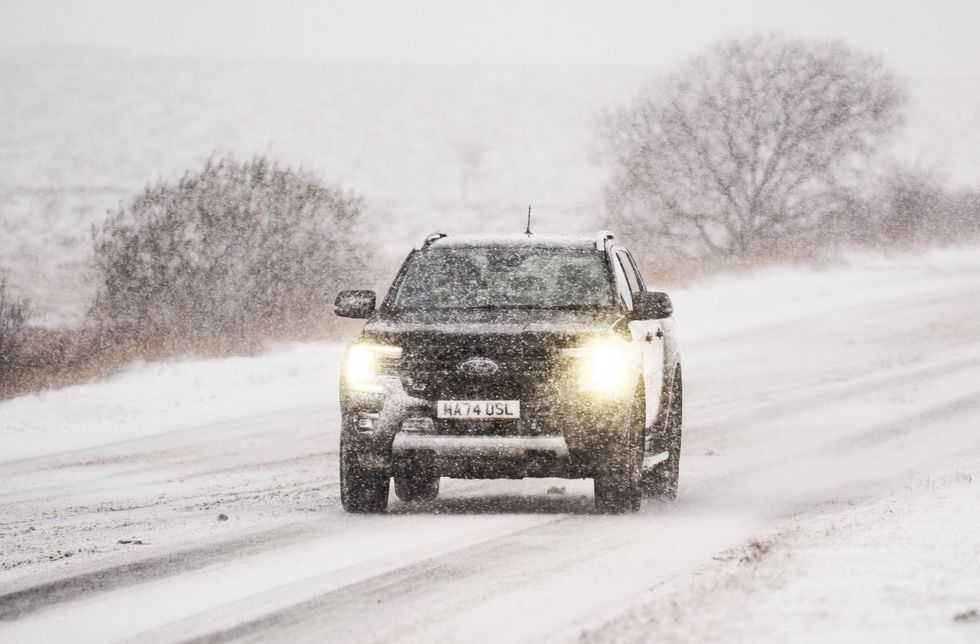 Car in the snow