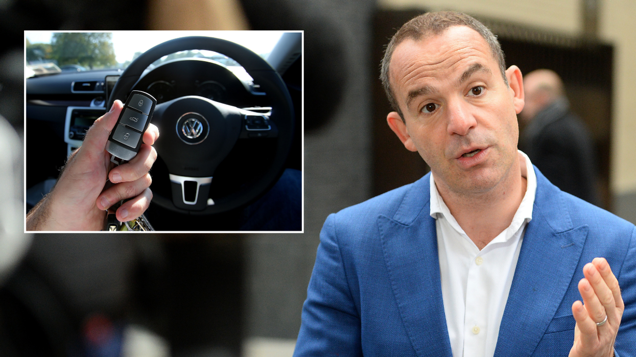 Car keys in a VW and Martin Lewis
