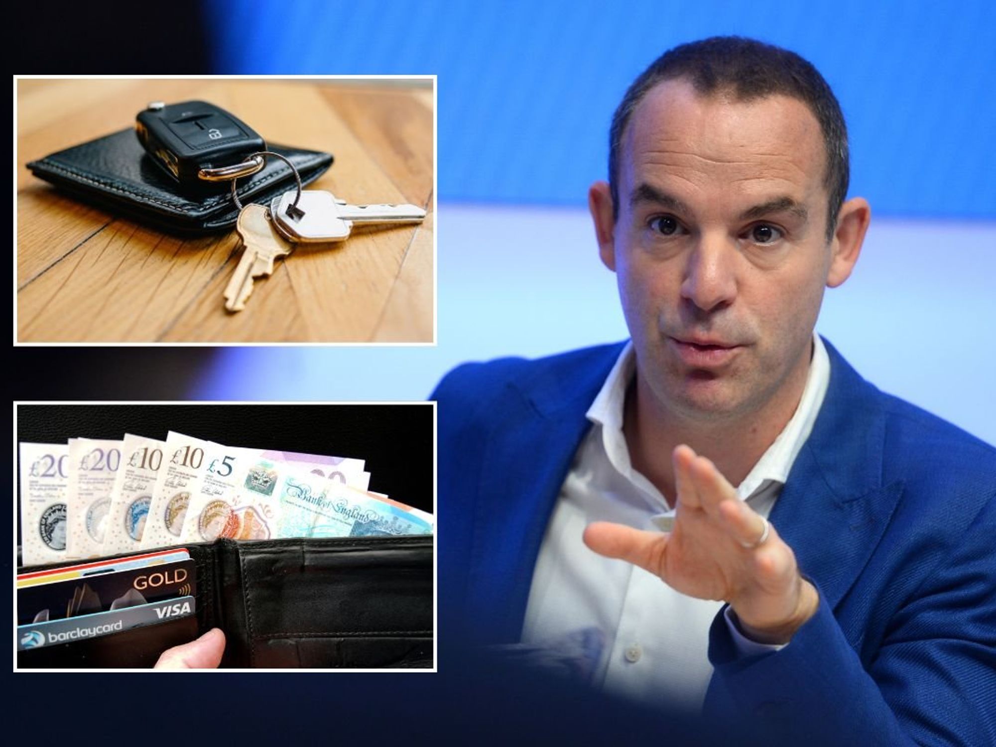 Car keys, Martin Lewis and a wallet full of cash