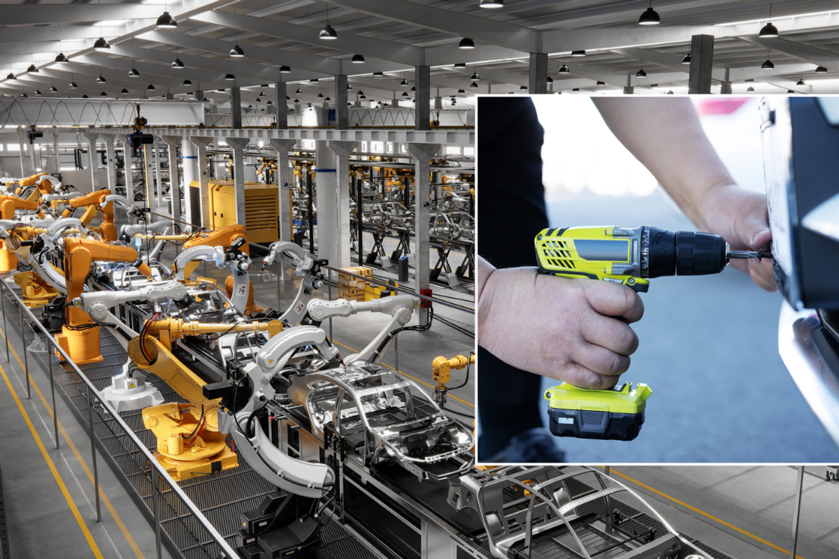 Car manufacturing and number plates