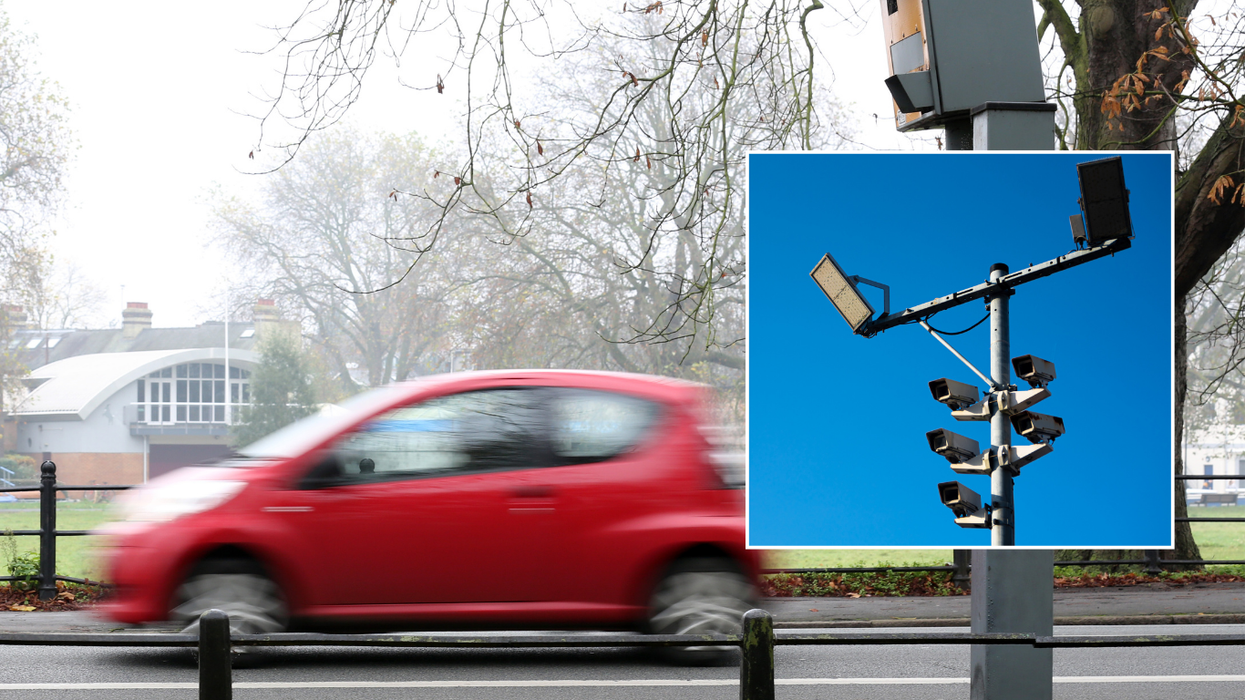 Car on road and noise camera