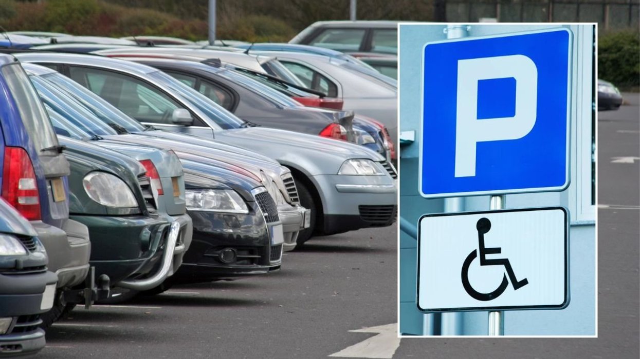 Car park and parking sign