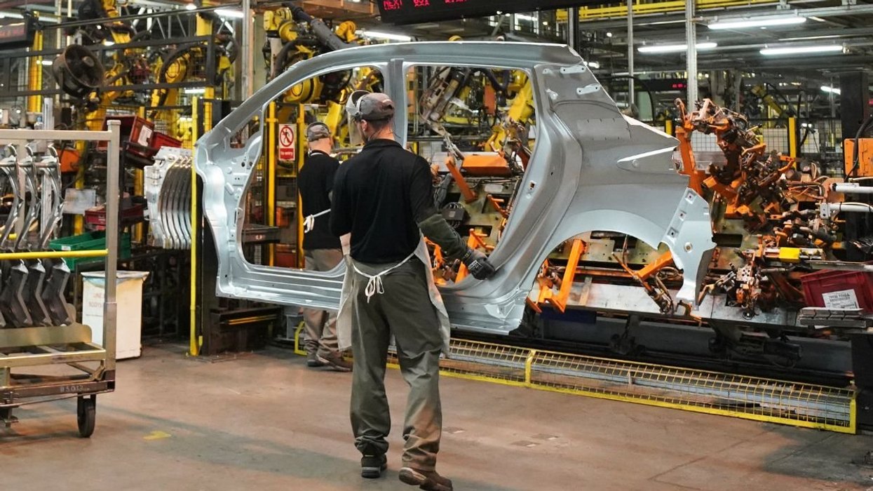 Car production at the Nissan factory in Sunerland
