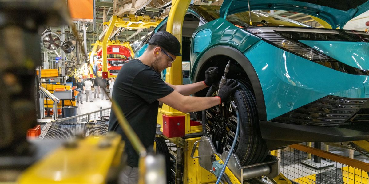 UK car production plummets after brands impacted by EV switch and devastating cyber attack UK car production plummets after brands impacted by EV switch and devastating cyber attack