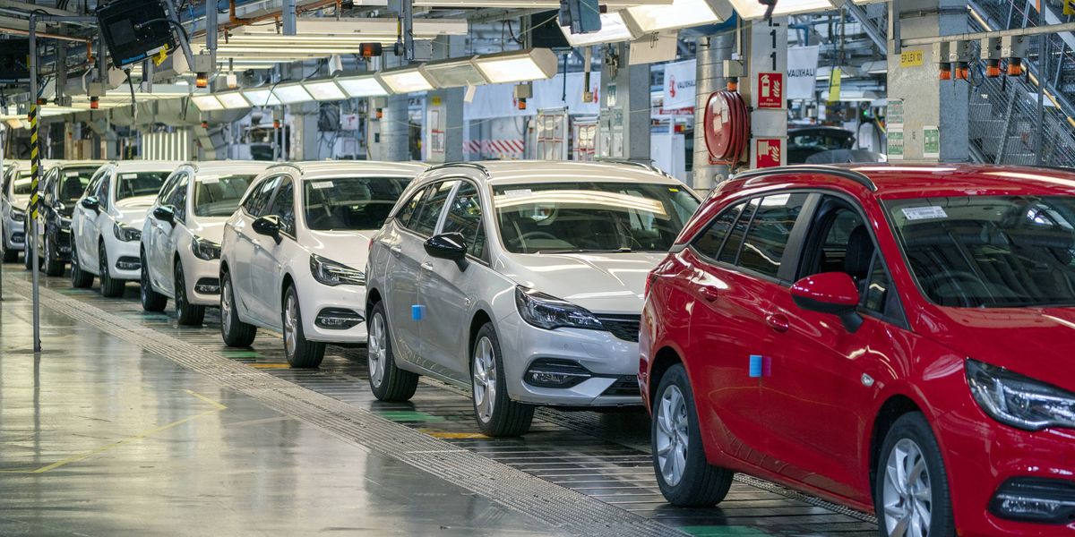 NextImg:UK car production drops to lowest level since 1953 as Vauxhall plant closure and tariffs impact thousands of jobs