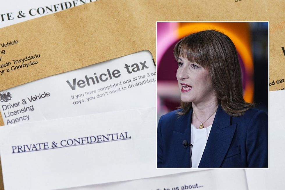 Car tax letter and Chancellor Rachel Reeves