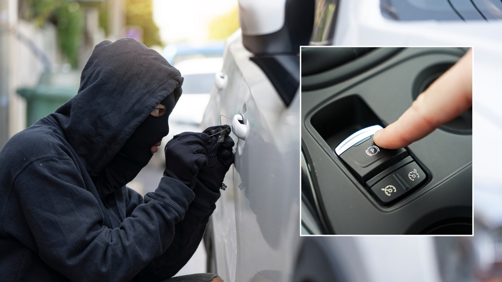 Car theft and parking sensor
