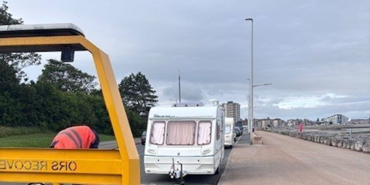 NextImg:Caravans spark fury as police issue fines in popular areas despite motorhomes clogging up streets
