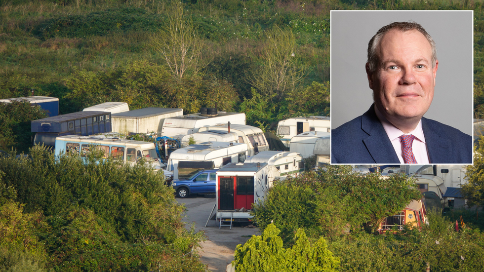 Caravans in park (stock)/Burns