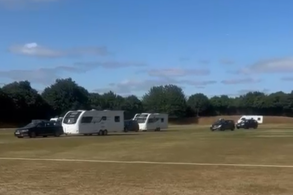 Caravans leave cricket club
