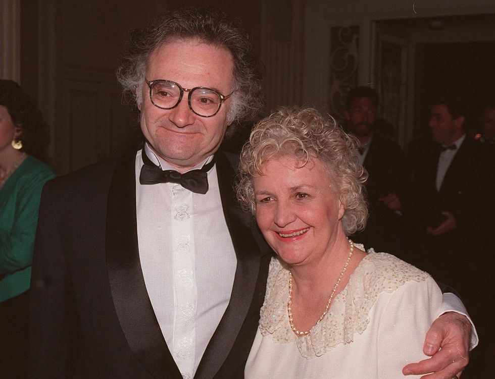 Carl Davis and his wife Jean Boht
