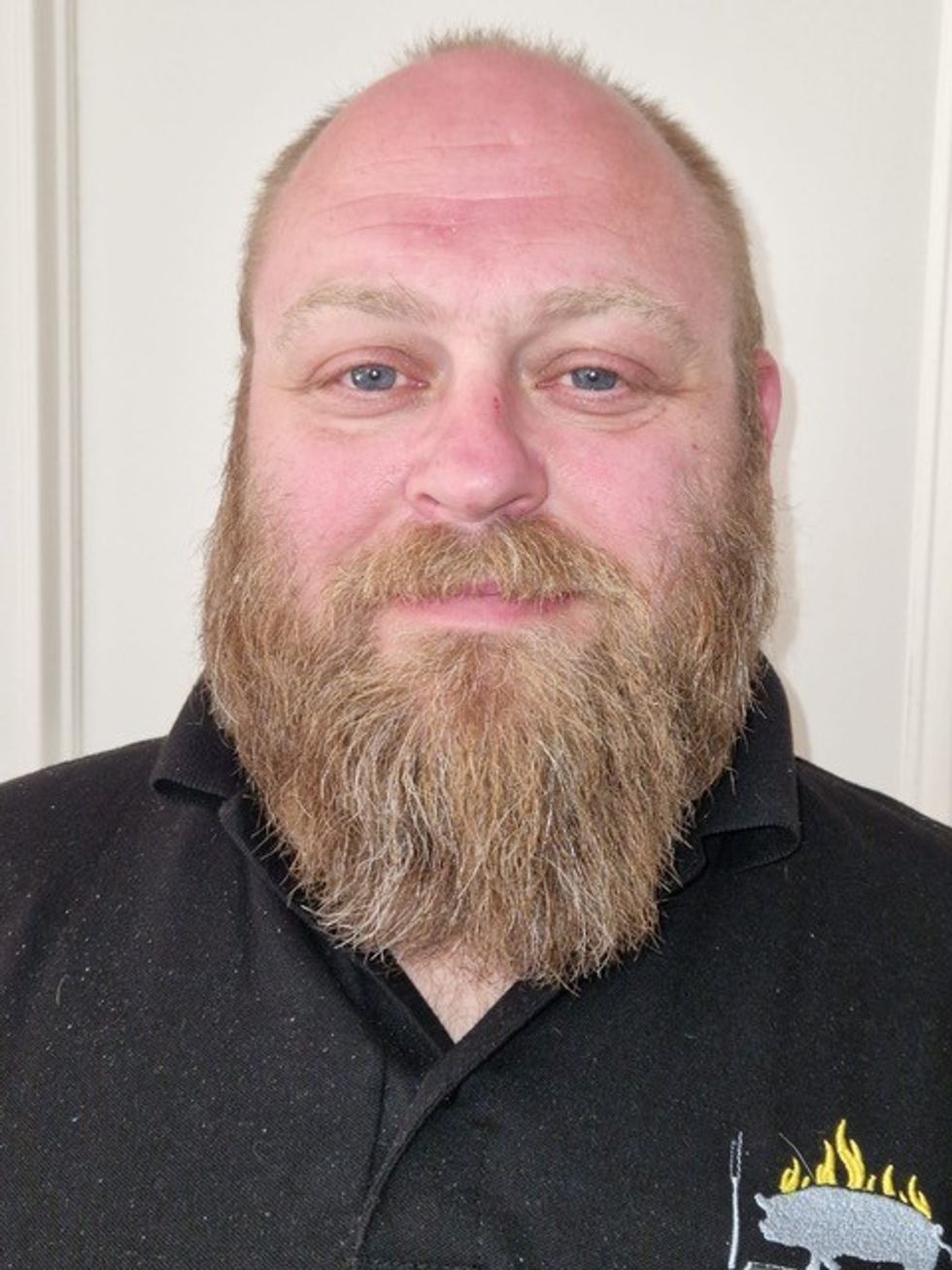 Carl headshot and vegetables