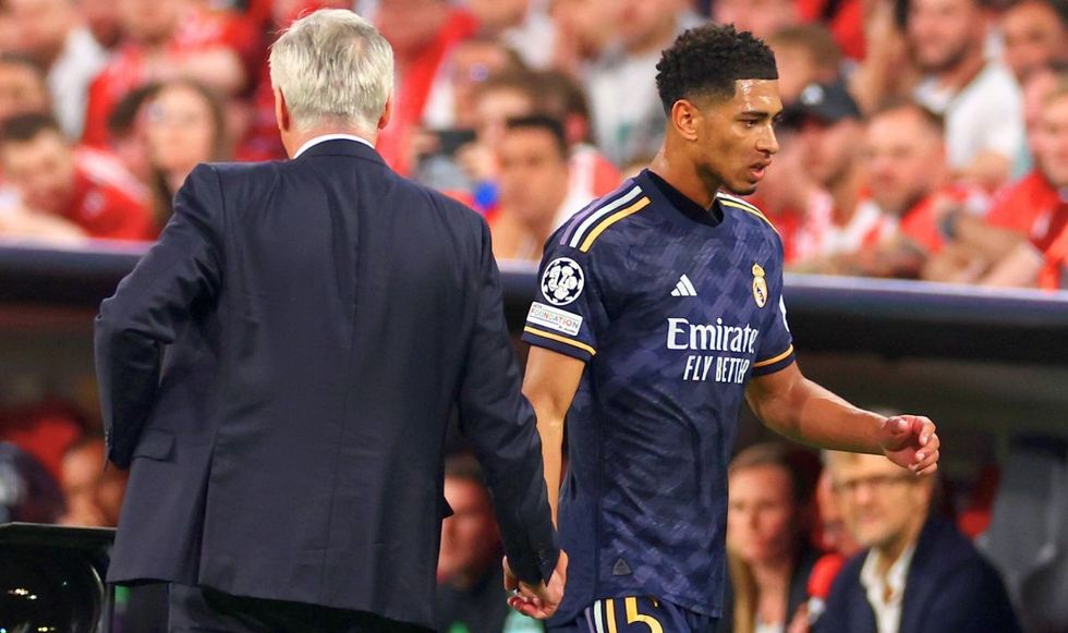 Carlo Ancelotti and Jude Bellingham