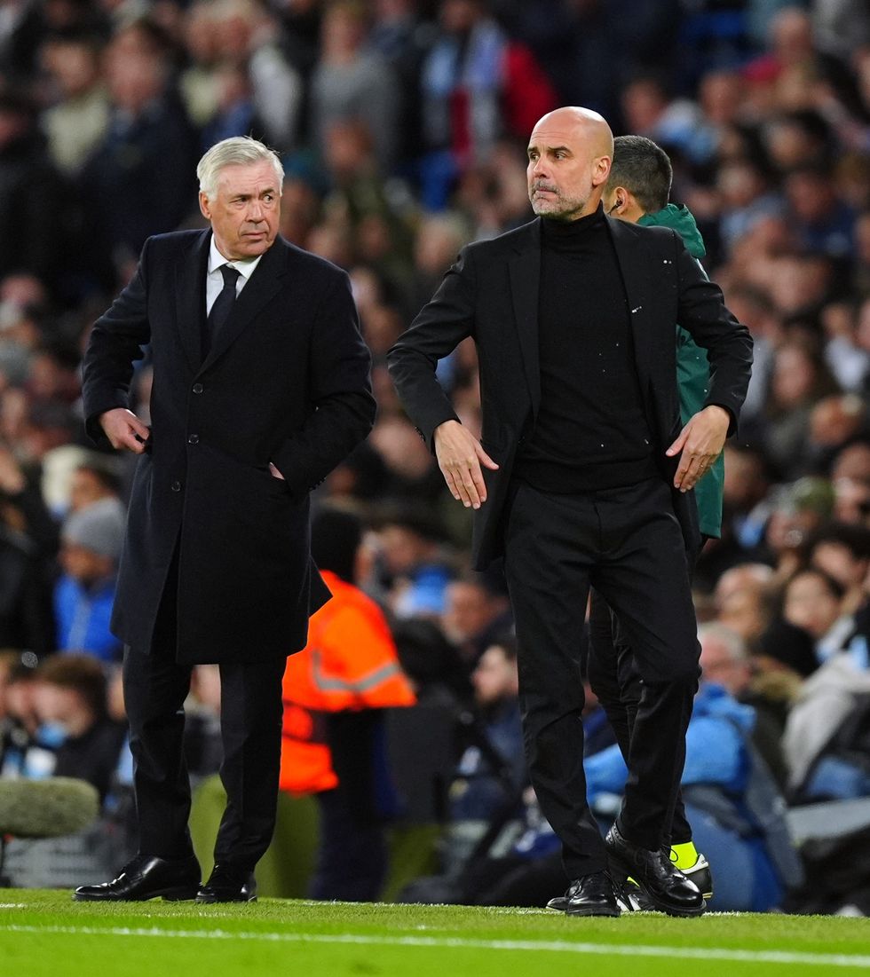 Carlo Ancelotti Pep Guardiola