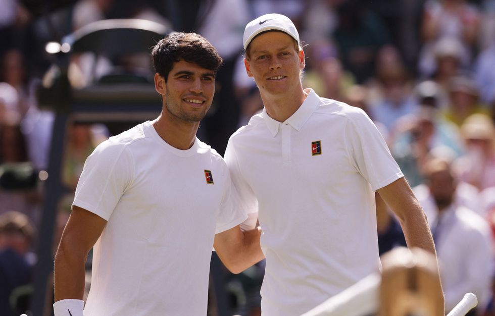Carlos Alcaraz and Jannik Sinner are fighting it out in the Wimbledon final