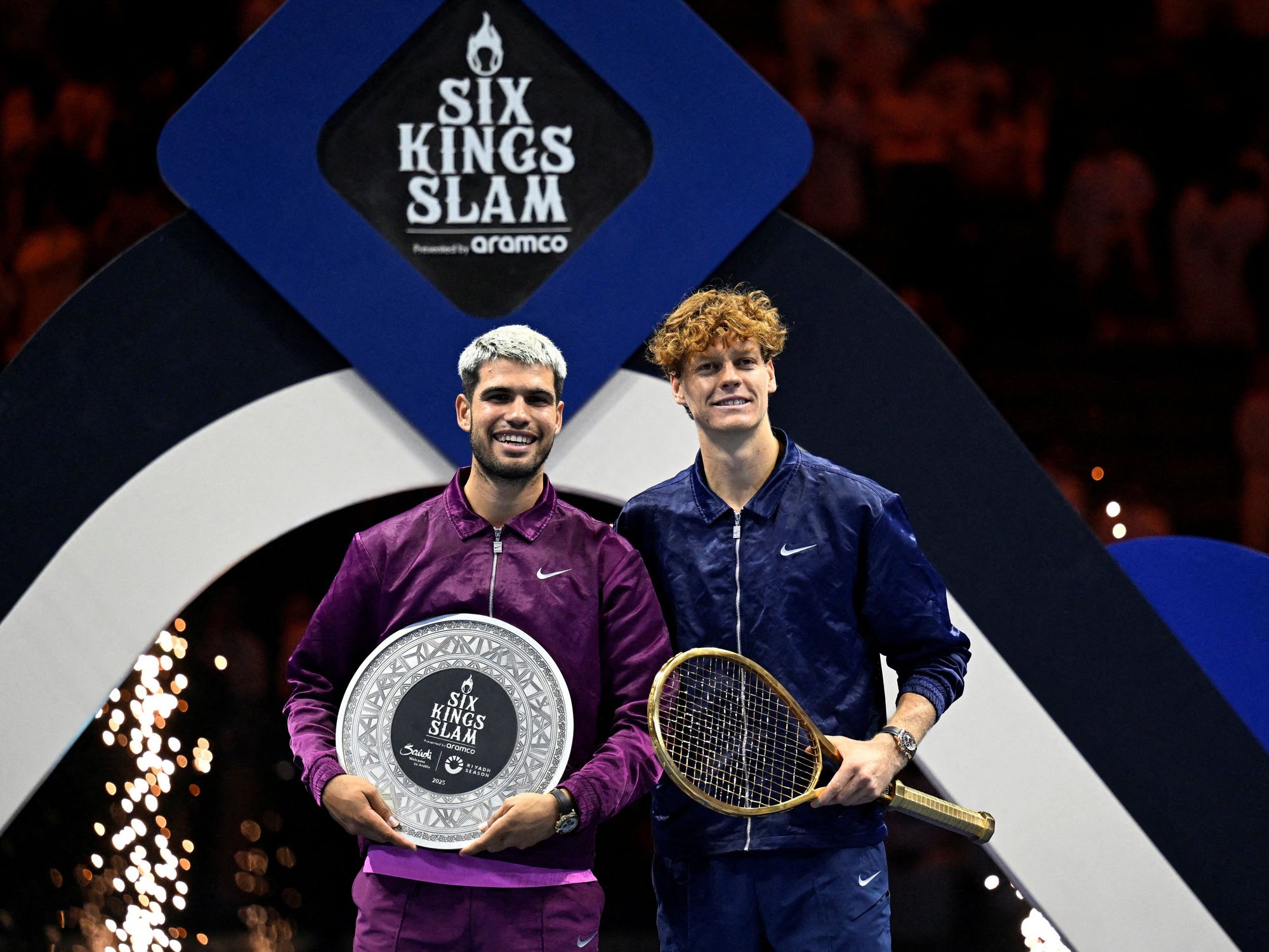Carlos Alcaraz brands Jannik Sinner 'annoying' after losing blockbuster clash at Six Kings Slam