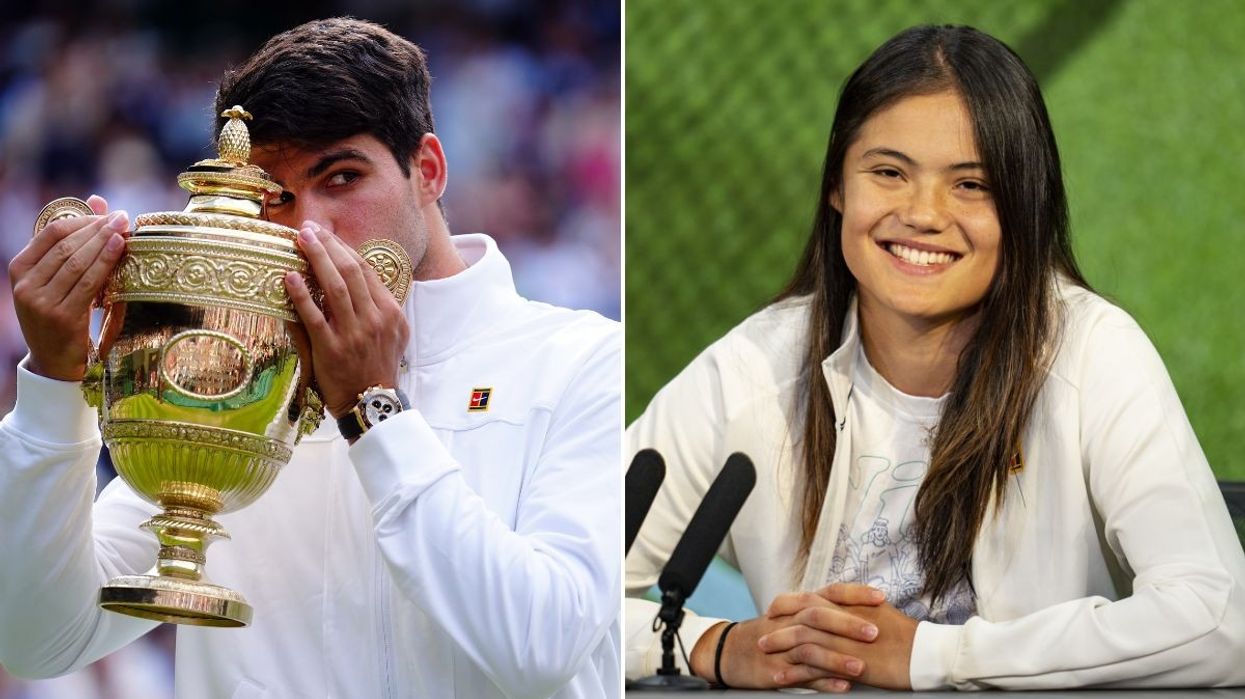 Carlos Alcaraz Emma Raducanu Wimbledon
