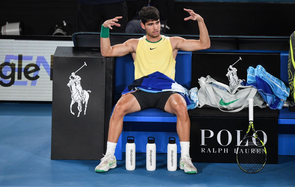 Carlos Alcaraz has been dumped out of the Australian Open