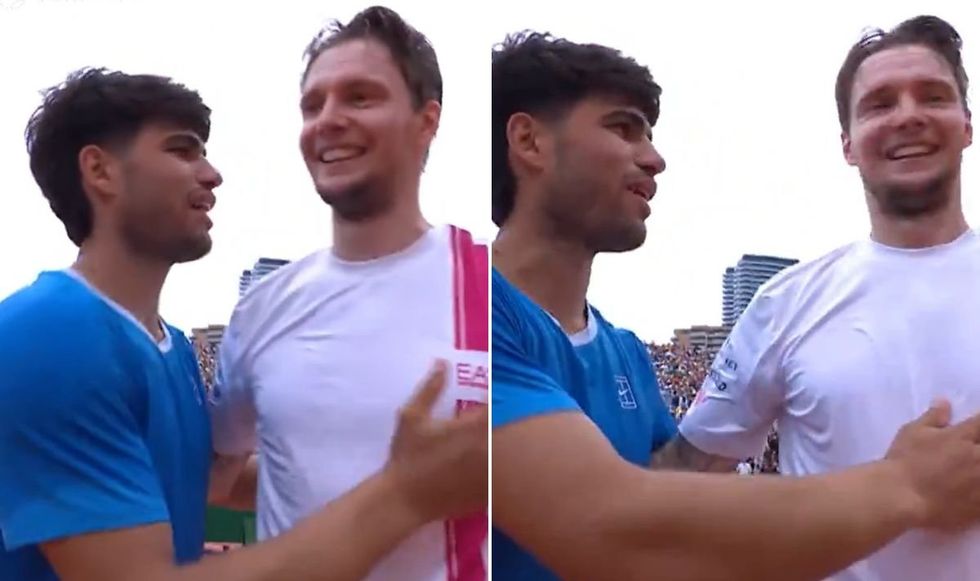 Carlos Alcaraz immediately apologised to opponent Alexander Bublik after his win