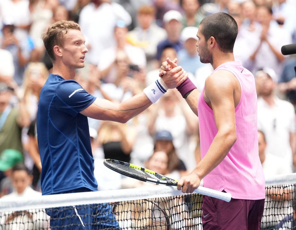 Carlos Alcaraz is closing in on the US Open final, where he could face Jannik Sinner
