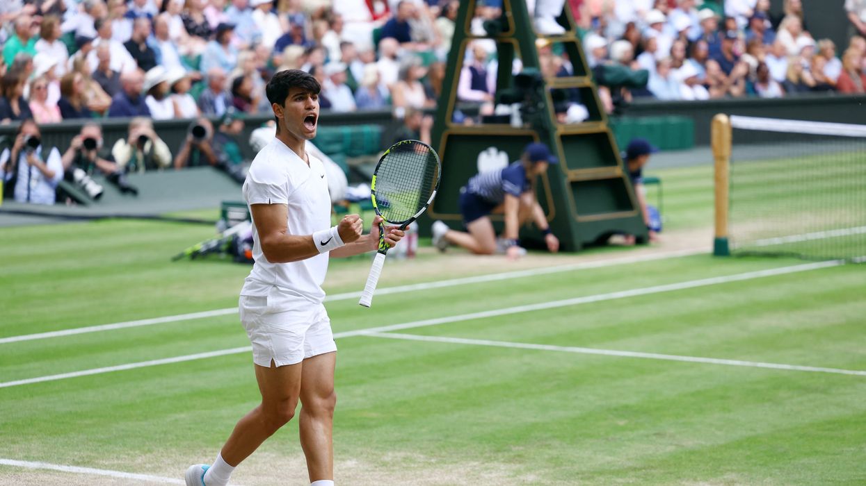 Carlos Alcaraz is through to the Wimbledon final