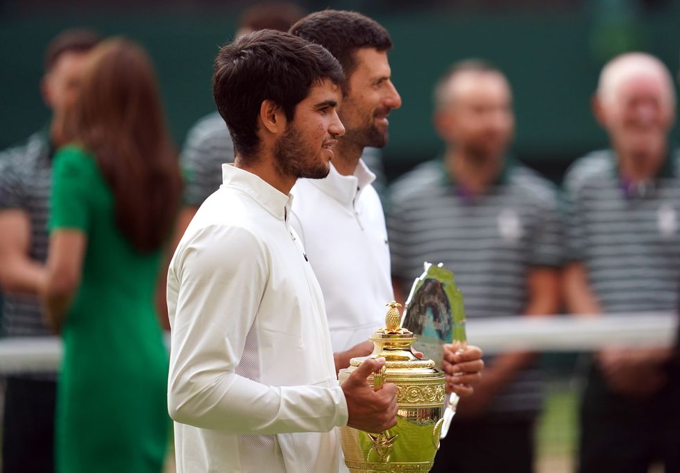 Carlos Alcaraz Novak Djokovic Wimbledon