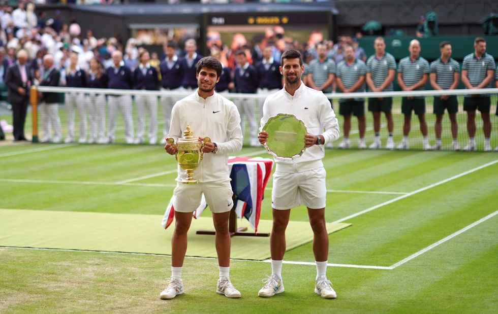 Carlos Alcaraz Novak Djokovic Wimbledon
