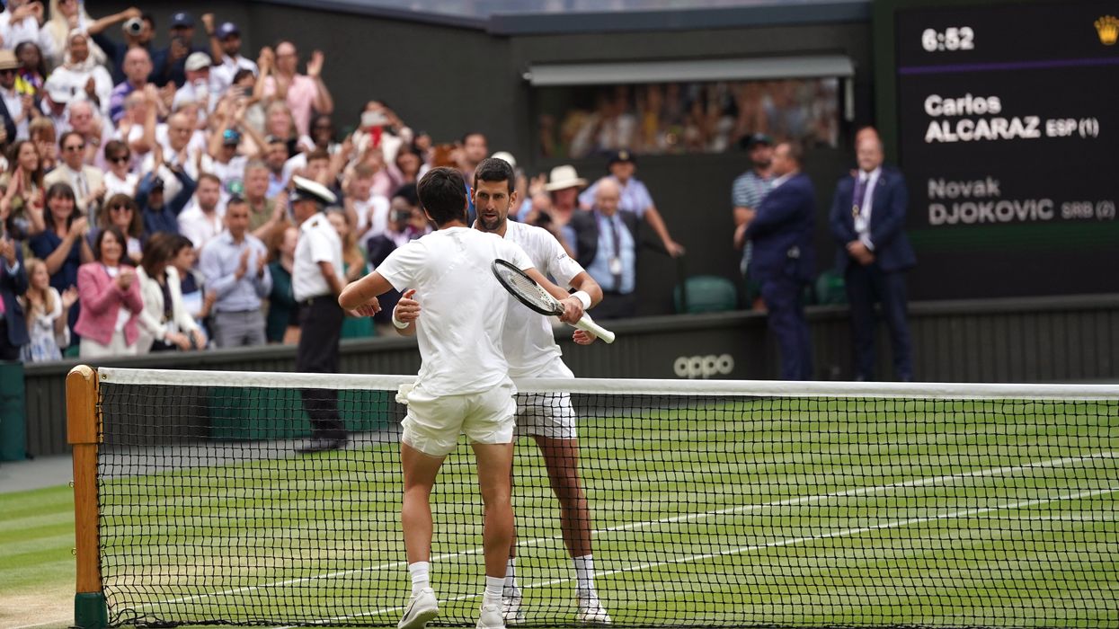 Carlos Alcaraz Novak Djokovic Wimbledon