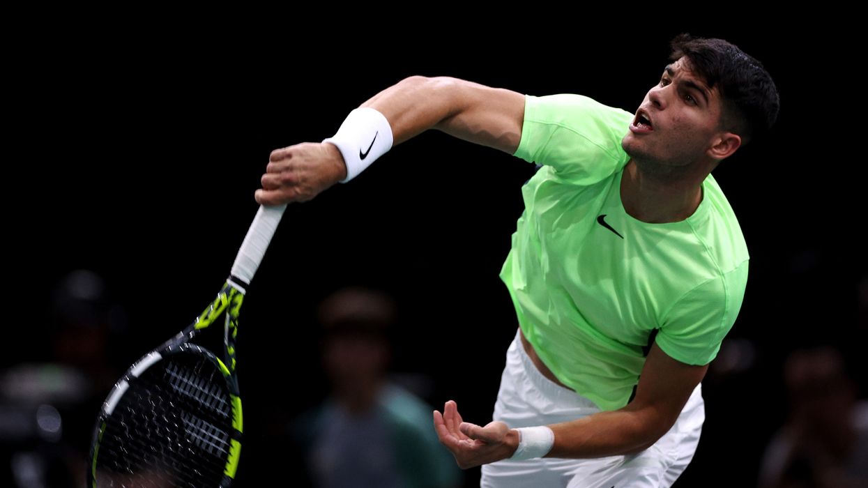 Carlos Alcaraz Roman Safiullin tennis Paris Masters