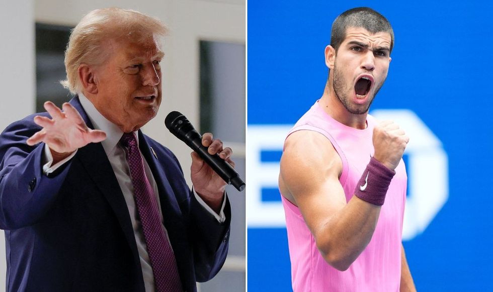 Carlos Alcaraz said Donald Trump's appearance would be 'great for tennis'