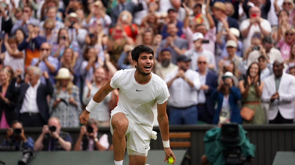 Carlos Alcaraz tennis Wimbledon